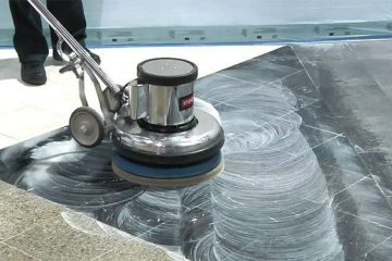 cách đánh bóng mặt sàn đá granite